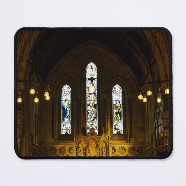 Item preview, St Alban's Church Interior with Stained Glass, Copenhagen designed and sold by jrtwynam.