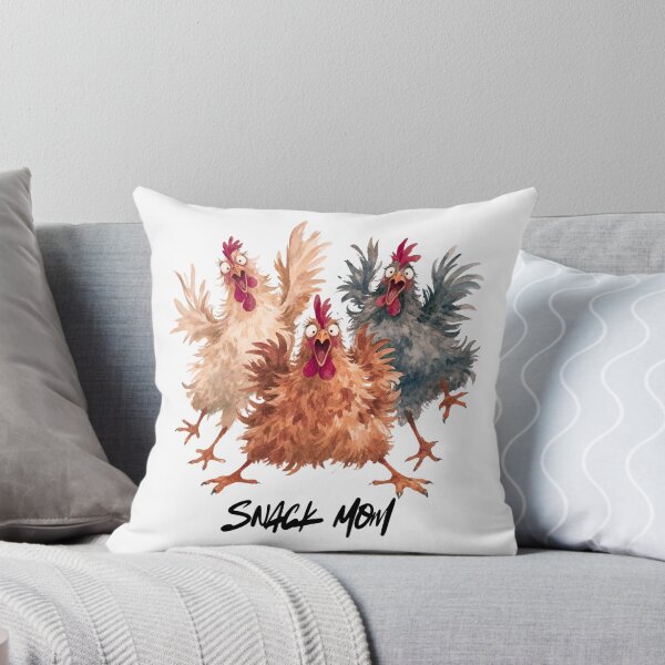 Item preview, Funny Chicken Mom Cotton T-Shirt, Crazy Chicken Lady Gift Tee, Unique Backyard Flock Keeper Shirt designed and sold by ZenfiniteDesign.