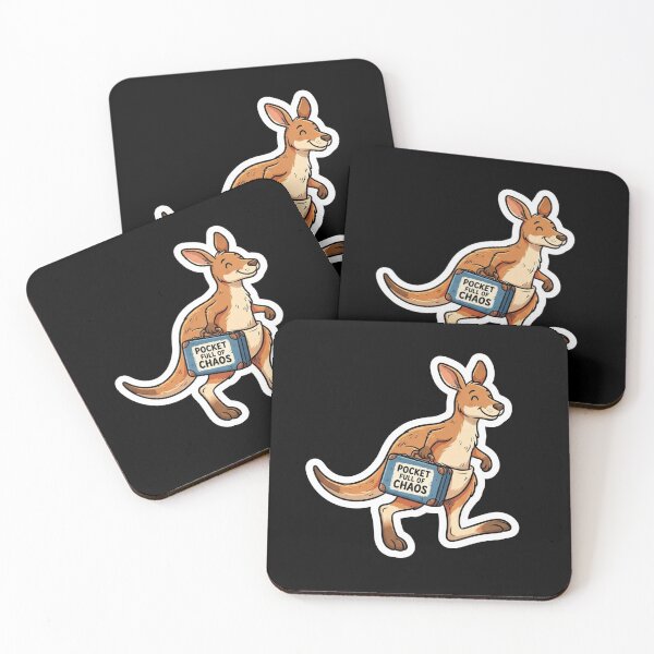Item preview, Cute Kangaroo Carrying A Suitcase designed and sold by Owcomm.