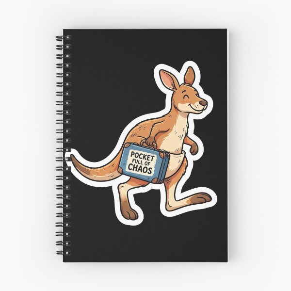 Item preview, Cute Kangaroo Carrying A Suitcase designed and sold by Owcomm.