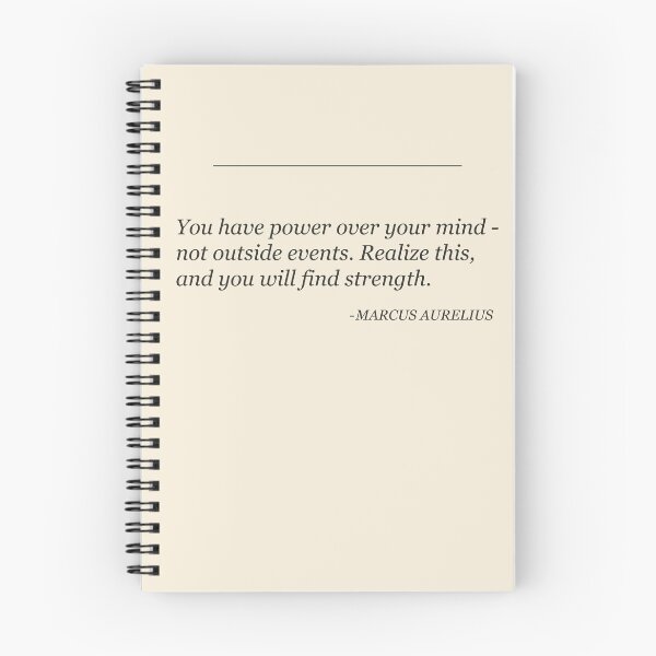 Item preview, You Have Power Marcus Aurelius Stoic Print designed and sold by Bright Zebra Creative.