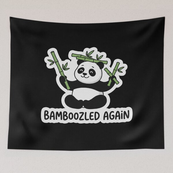 Item preview, Cute Bamboozled Again Panda Bear Illustration designed and sold by Owcomm.
