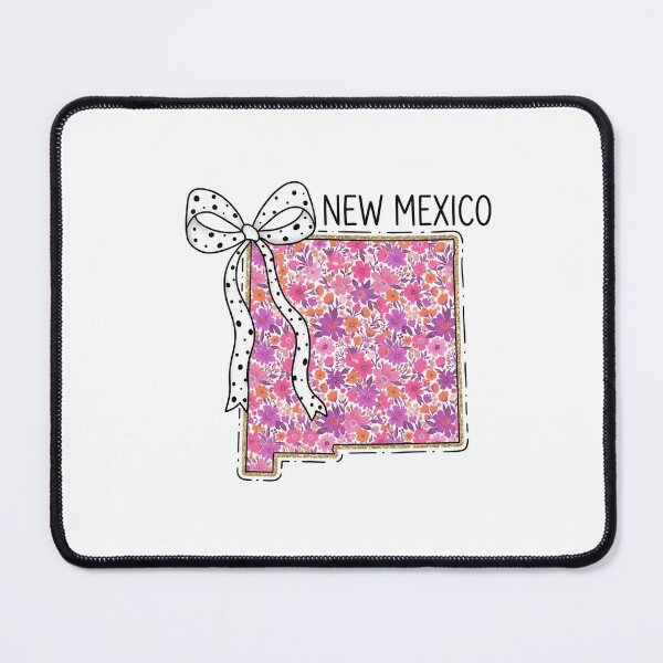Item preview, Cute New Mexico Floral Map Graphic Coquette Bow Design designed and sold by Paper Drip.