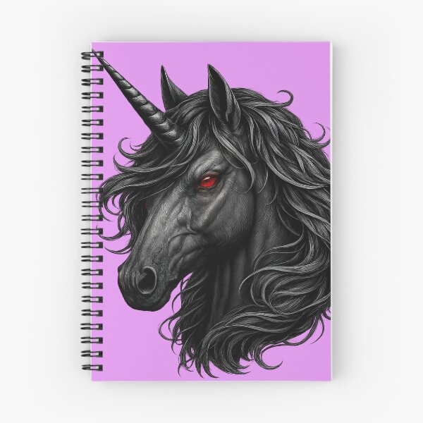 Item preview, Dark Black Unicorn | Gothic Fantasy Mythical Creature Magic Design designed and sold by Daagath.