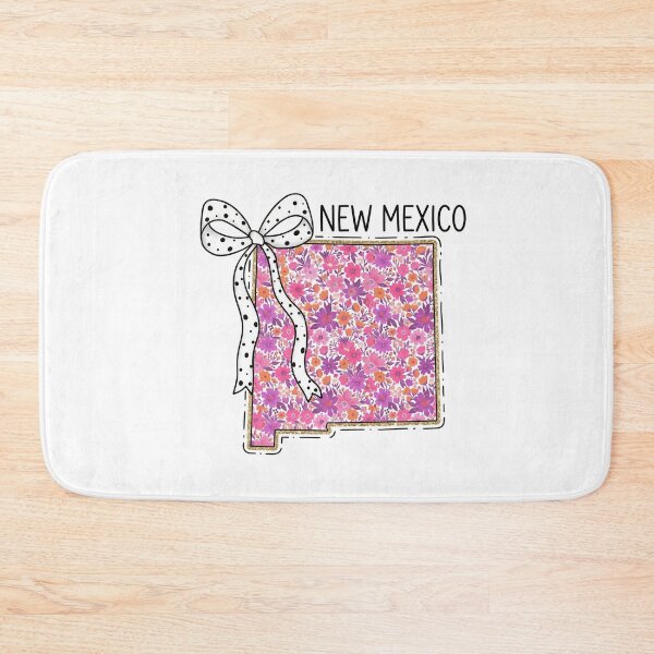 Item preview, Cute New Mexico Floral Map Graphic Coquette Bow Design designed and sold by Paper Drip.