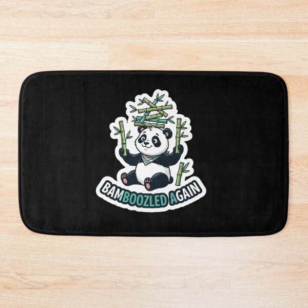 Item preview, Cute Panda Bamboozled Again Funny Illustration designed and sold by Owcomm.