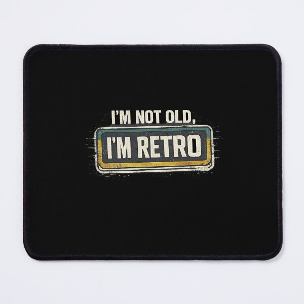 Item preview, I'm Not Old I'm Retro Funny Vintage Retro Quote Minimal Typography T-Shirt designed and sold by Final Chance Designs⭐️⭐️⭐️⭐️⭐️.