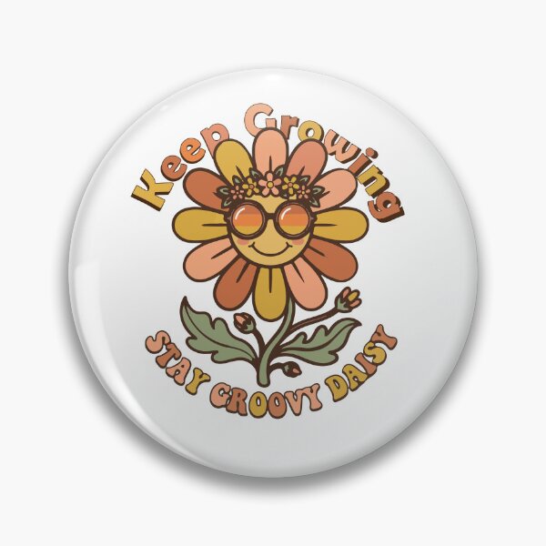 Item preview, Keep Growing Stay Groovy Daisy Retro designed and sold by Alimehab.