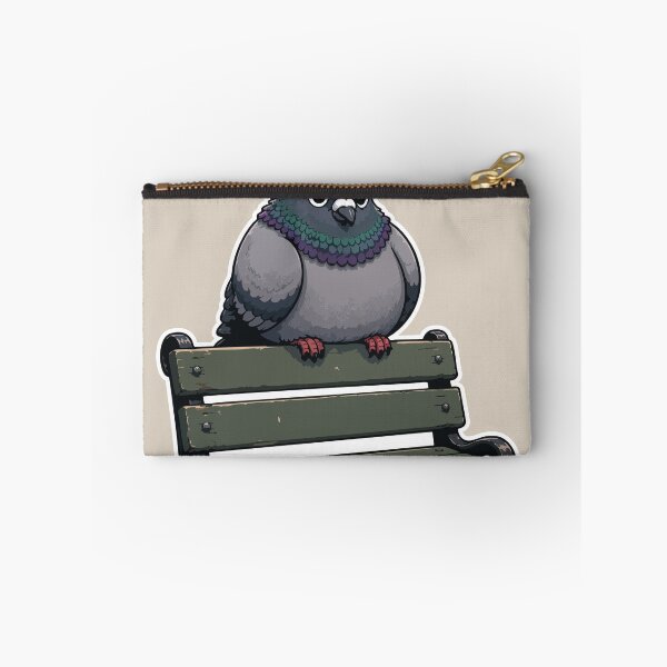 Item preview, This Bench Is Mine Funny Pigeon Sticker Territorial Bird Meme Gift designed and sold by SimplePoDesign.