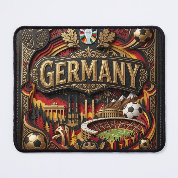 Item preview, Germany Soccer Black Luxury Edition - German Football 3D designed and sold by keythxctrs.