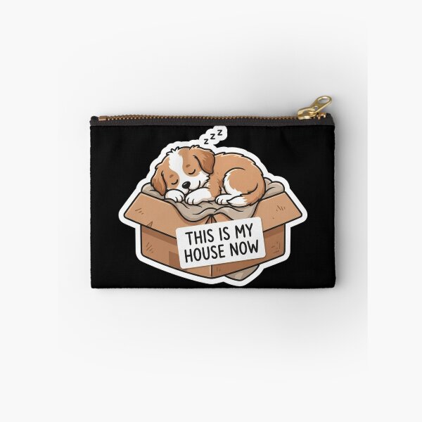 Item preview, Cute Sleeping Puppy In Cardboard Box designed and sold by Owcomm.