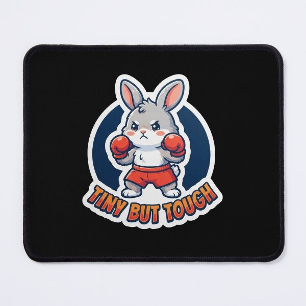 Item preview, Tiny But Tough Funny Boxing Bunny designed and sold by Owcomm.