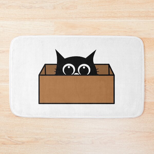 Item preview, Cute Cat in a Box designed and sold by tedrify.