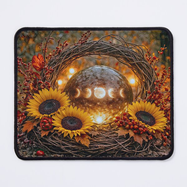 Artikelvorschau, Sonnenblumen und Mondphasen: Eine von Wicca inspirierte Herbst-Tagundnachtgleiche entworfen und verkauft von Stephanie Laird.