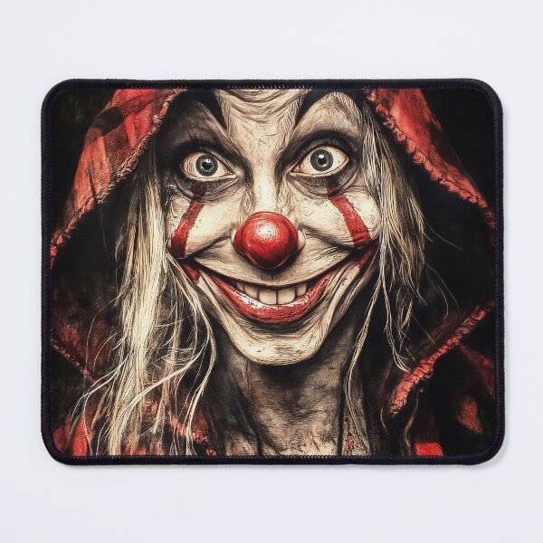 Item preview, Crimson Hood Clown Portrait designed and sold by Verademacedoart.
