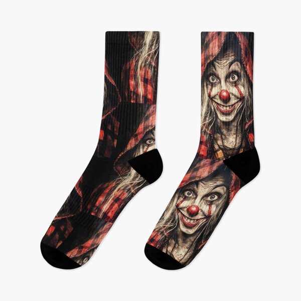 Item preview, Crimson Hood Clown Portrait designed and sold by Verademacedoart.