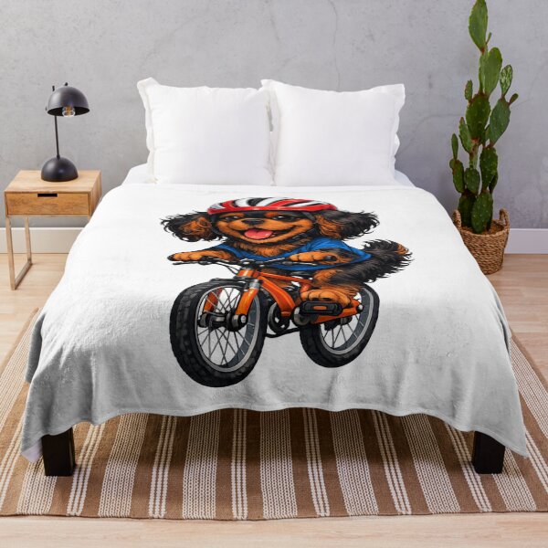 Item preview, Black and Tan Cavalier Cycling designed and sold by SpottyRainbow.