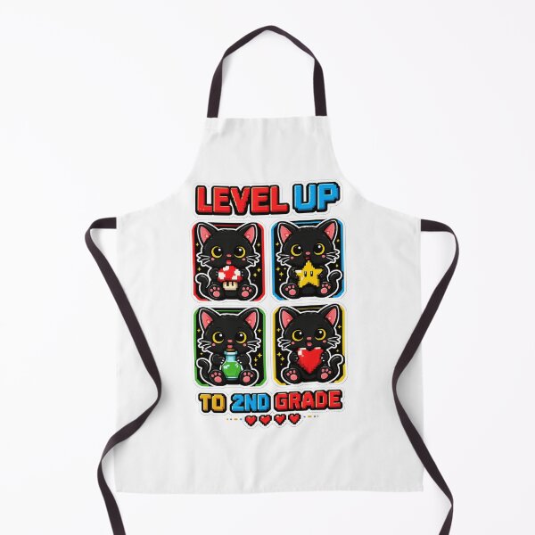 Item preview, Level Up To 2nd Grade Gamer Cat Design designed and sold by ZAKE-store.
