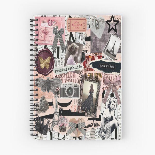 Item preview, Vintage Paris Coquette Collage Art (Whimsigoth Junk Journal Scrapbook) designed and sold by Side By Side Studio.
