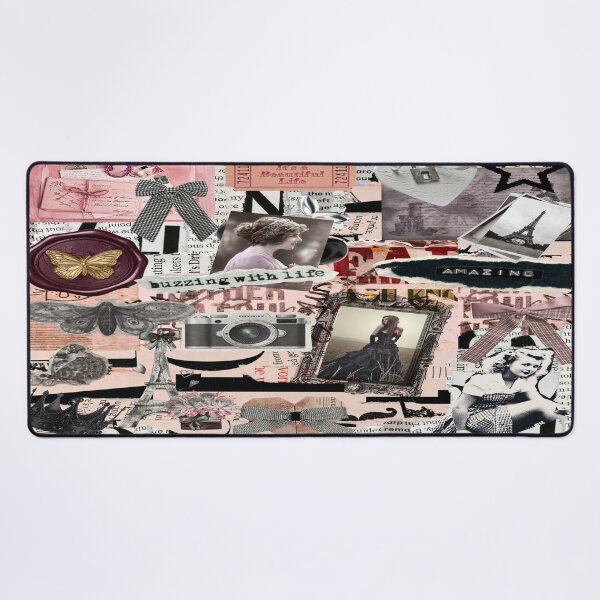 Item preview, Vintage Paris Coquette Collage Art (Whimsigoth Junk Journal Scrapbook) designed and sold by Side By Side Studio.