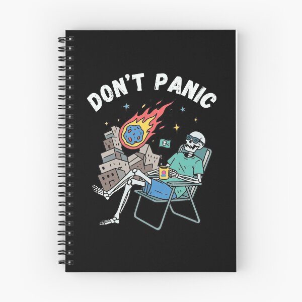 Item preview, Don't Panic Skeleton | Apocalypse & Existential Dread Nihilist Humor designed and sold by Cree8if.