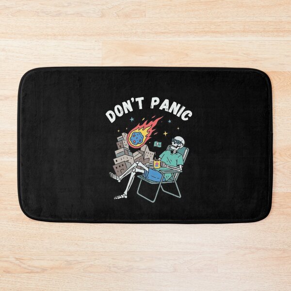 Item preview, Don't Panic Skeleton | Apocalypse & Existential Dread Nihilist Humor designed and sold by Cree8if.