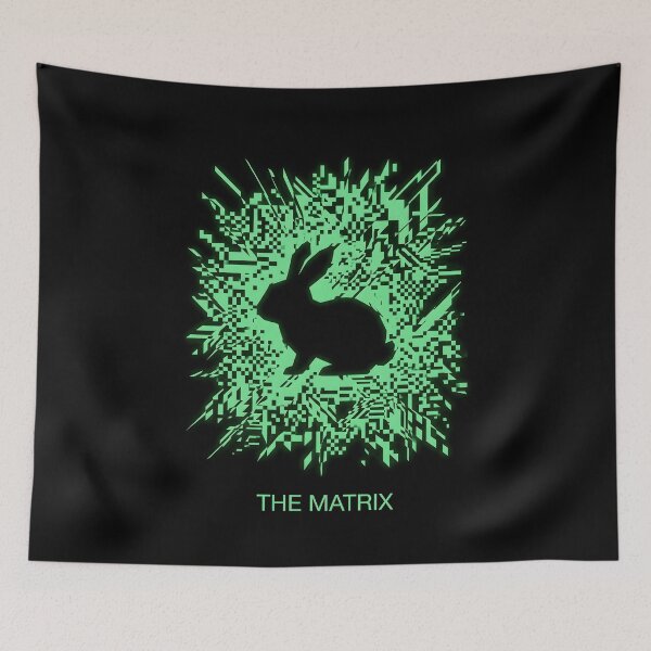 Item preview, The Matrix - Follow the White Rabbit Glitch designed and sold by Enea Kelo.