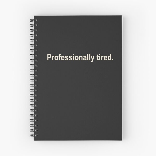 Item preview, Professionally Tired Deadpan Office Wall Art designed and sold by Bright Zebra Creative.