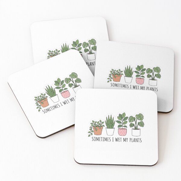 Item preview, Sometimes I Wet My Plants Funny Gardening Pun Cute Houseplants designed and sold by raedattia.