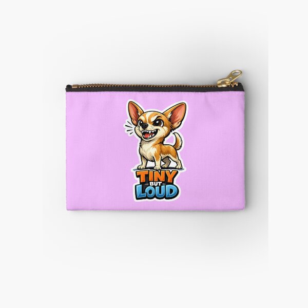 Item preview, Tiny But Loud Funny Chihuahua Dog Sticker designed and sold by lazygum.
