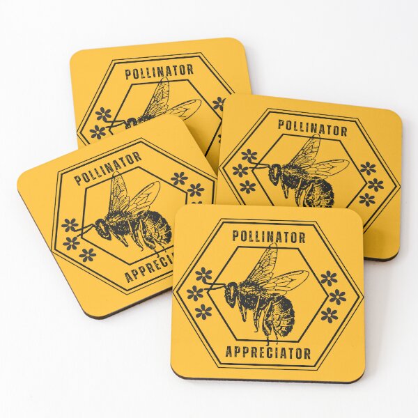 Item preview, Lispe Vintage Pollinator Appreciator Bee Badge designed and sold by Lispe-Designs.