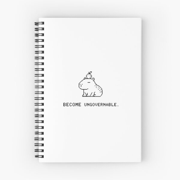 Item preview, Become Ungovernable Capybara - Funny Capybara Meme Shirt designed and sold by deag1e ⭐⭐⭐⭐⭐.
