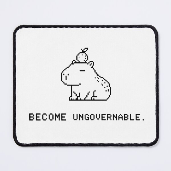 Item preview, Become Ungovernable Capybara - Funny Capybara Meme Shirt designed and sold by deag1e ⭐⭐⭐⭐⭐.
