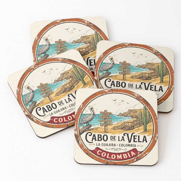 Item preview, Cabo de la Vela — Vintage Kitesurfing Cape Badge Colombia designed and sold by ColombianaShop.
