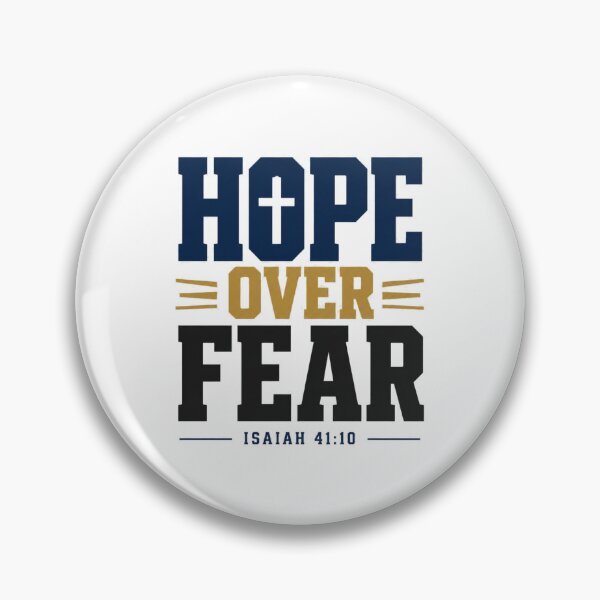 Item preview, Hope Over Fear Christian Inspirational Shirt designed and sold by Illustrated Faith.