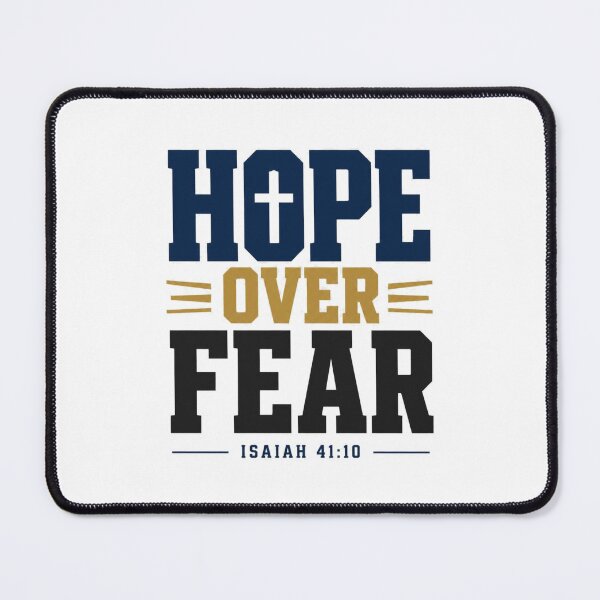 Item preview, Hope Over Fear Christian Inspirational Shirt designed and sold by Illustrated Faith.