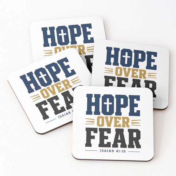 Item preview, Hope Over Fear Christian Inspirational Shirt designed and sold by Illustrated Faith.