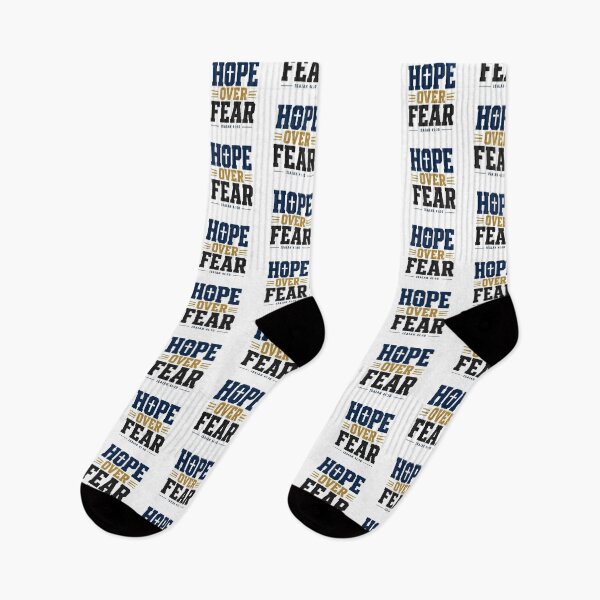 Item preview, Hope Over Fear Christian Inspirational Shirt designed and sold by Illustrated Faith.