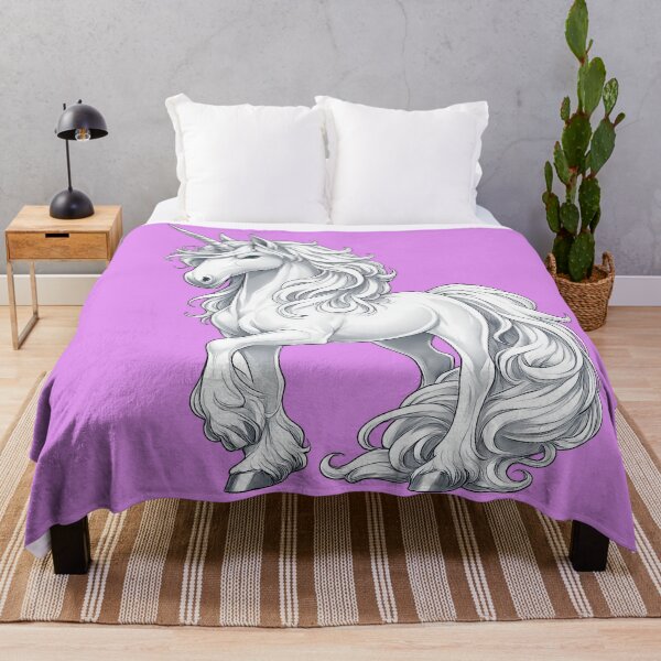 Item preview, Majestic White Unicorn | Magical Mythical Horse Fantasy Art Design designed and sold by Daagath.