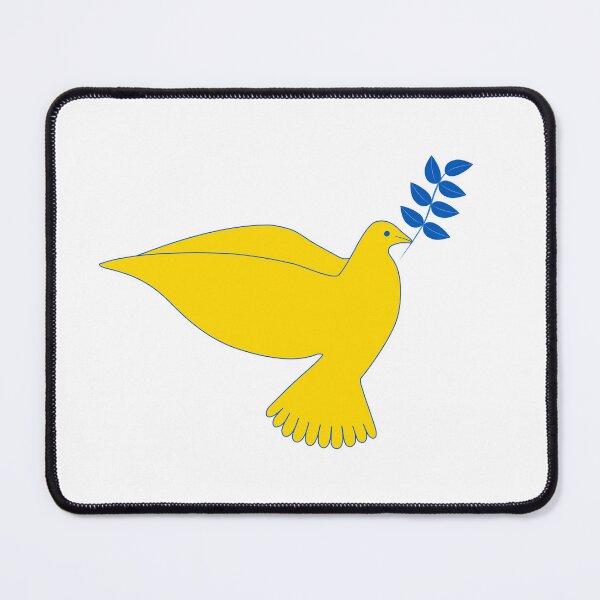 Item preview, Dove of Peace in the Colors of Ukraine designed and sold by GraffiTimi.