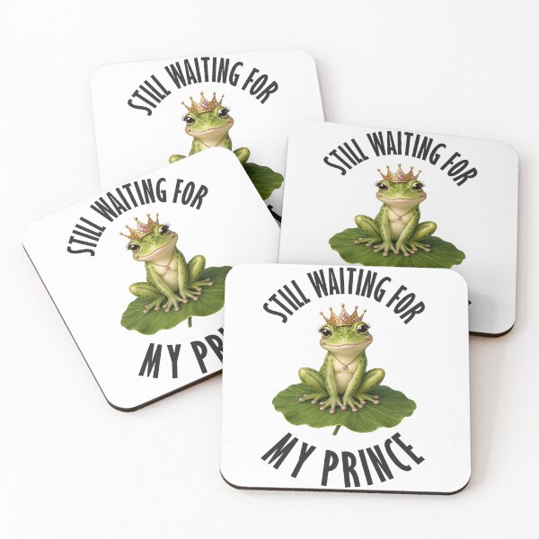 Item preview, Still Waiting For My Prince – Cute Fairy Tale Frog Princess designed and sold by TheLordsofD.