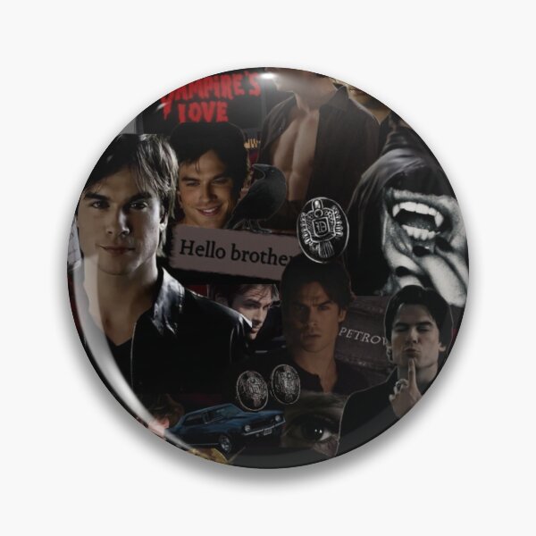 Item preview, Damon Salvatore Collage designed and sold by Mini-Flags.
