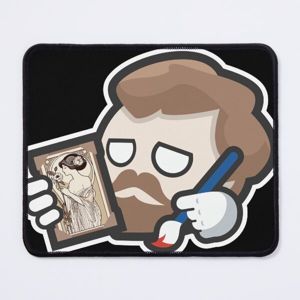 Item preview, Czech Art Nouveau Painter Countryball Cartoon designed and sold by Torket-y.