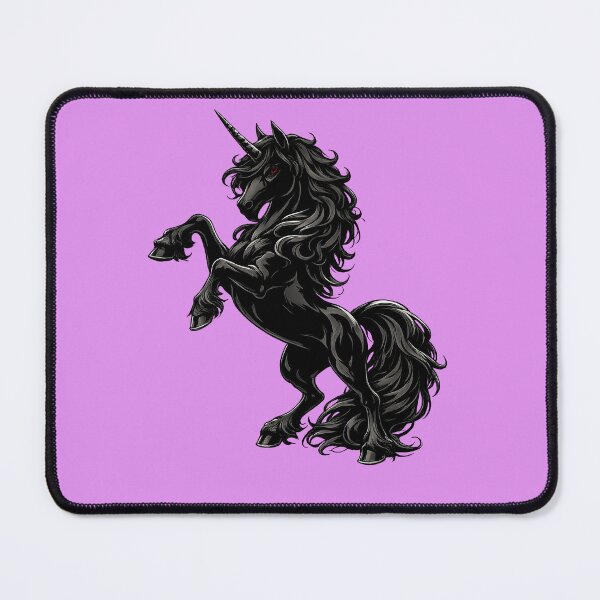 Item preview, Dark Black Unicorn Rearing | Gothic Fantasy Mythical Horse Magic Design designed and sold by Daagath.