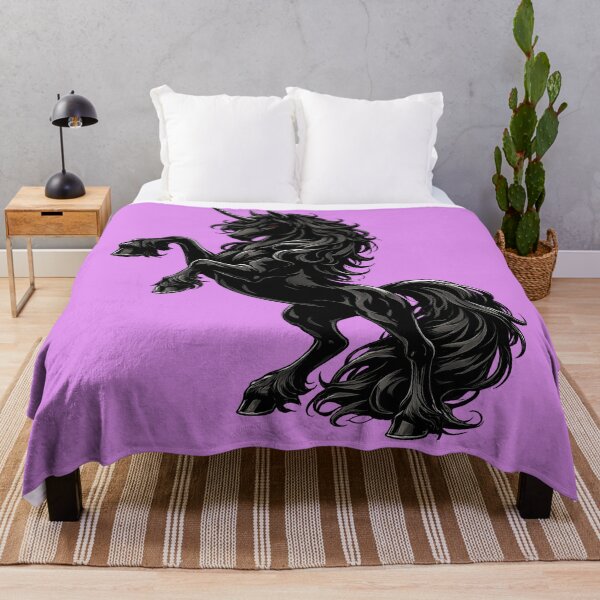 Item preview, Dark Black Unicorn Rearing | Gothic Fantasy Mythical Horse Magic Design designed and sold by Daagath.