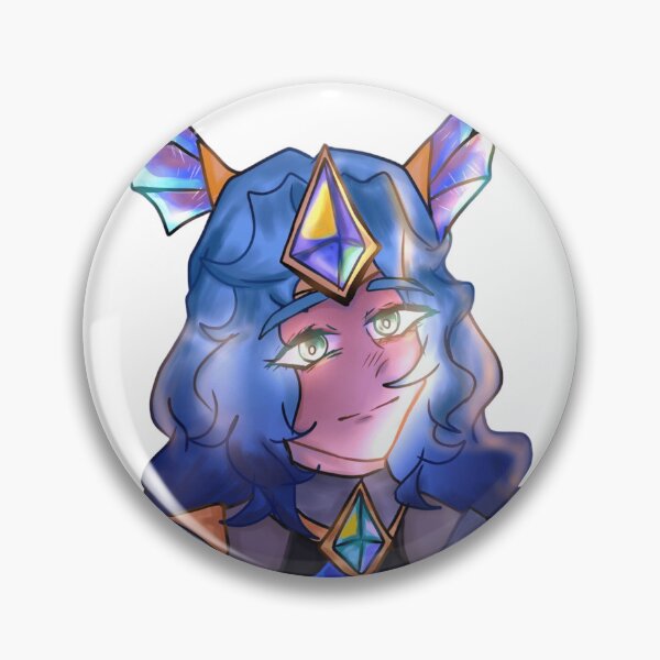 Item preview, Cute Crystal Blue Hair Anime Girl - Fantasy Warrior Fanart designed and sold by Manga moshi .
