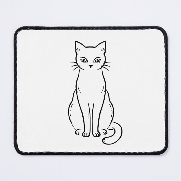 Item preview, Elegant Cat Minimalist Illustration designed and sold by ArtPer-design.