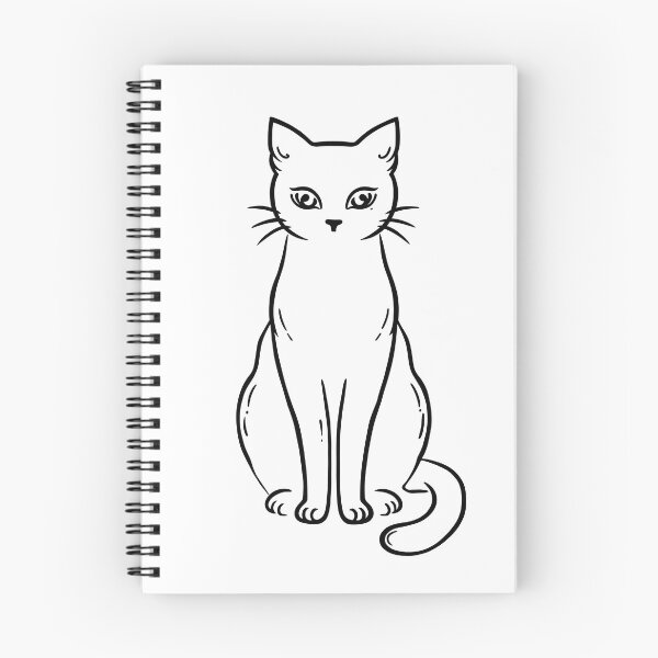 Item preview, Elegant Cat Minimalist Illustration designed and sold by ArtPer-design.