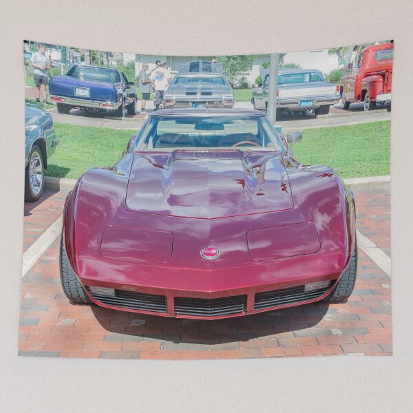 Item preview, 1974 Medium Red Metallic Chevrolet Corvette Stingray Classic Muscle designed and sold by RichFrancoCars.