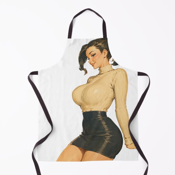 Item preview, Elegant Office Pin-Up | Original Vintage Business Woman Illustration designed and sold by Cosplayvintage.